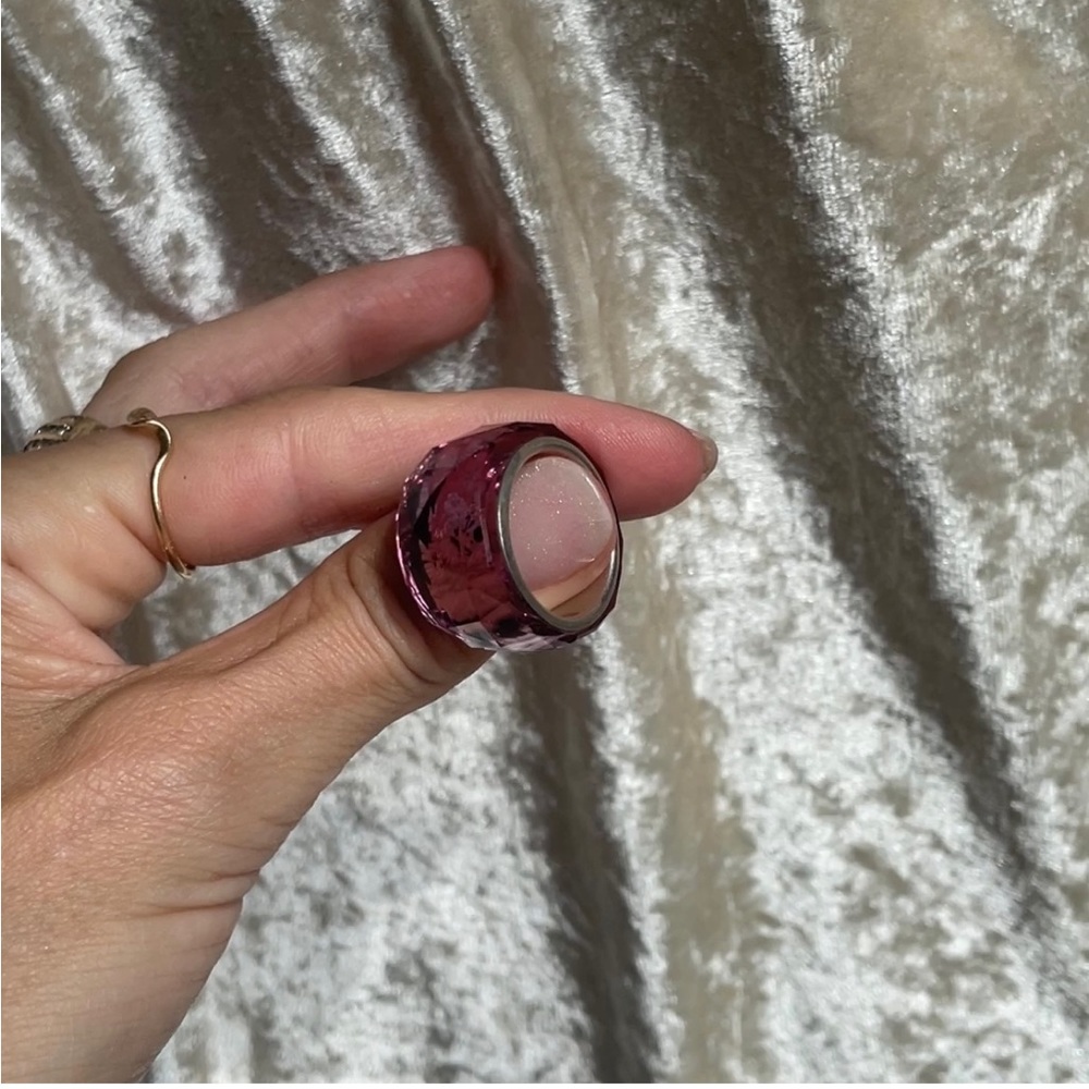 Swarovski Silver Plated Amethyst Crystal Ring - Picture 11 of 14